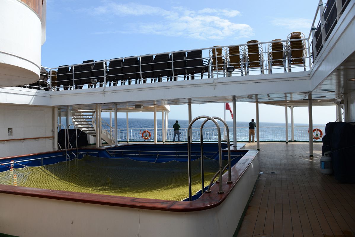 06D The Back Lower Deck Of The Quark Expeditions Ocean Endeavour Cruise Ship Heading To Antarctica